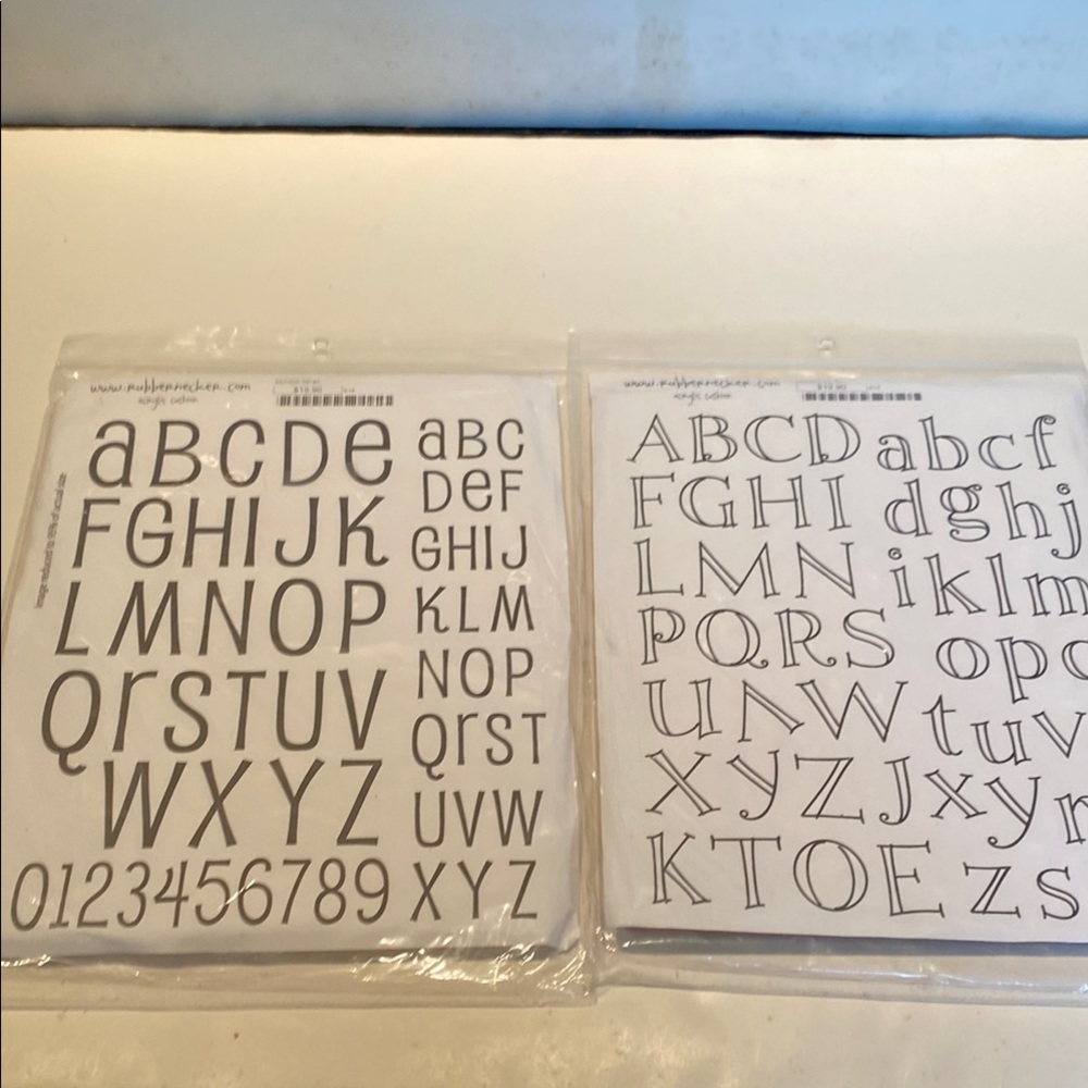 NWT Rubbernecker Alphabet Sets #2 and #3